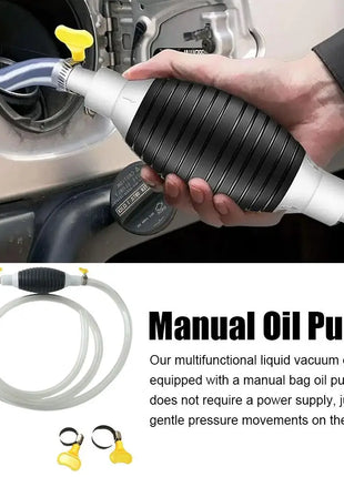 Multifunctional Liquid Vacuum Cleaner Hand Pump Petrol Pump Transfer Pump Fuel Pump Metal Hose Clamp Leakproof Oil Water Diesel