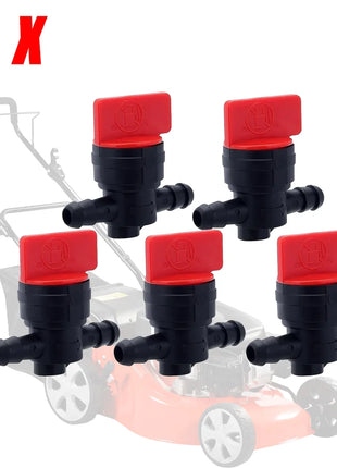 5pcs 1/4 inch Fuel Shut Cut Off Valve for 698183 493960 698181 697947 9494768 5019H 5019K Small Engine Lawn Mower ATV Fuel Valve