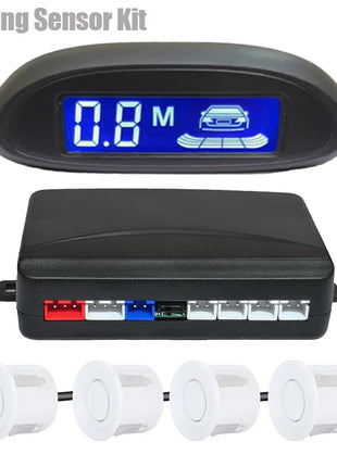 Multiple Radar Car Parktronic LED Parking Sensor Kit Radar Backlight Display Backup Monitor Detector System