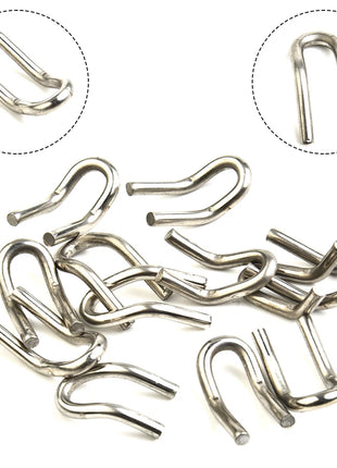 12Pcs Stainless Steel Exhaust Spring U Hook For Motorcycle Scooter Exhaust Pipe Muffler Universal Waterproof Accessories