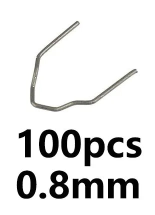 100-600Pcs Auto Plastic Repair Welding Nails Car Bumper Repair Welded Stud Precut Wave Nails Machine Welding Hot Stapler