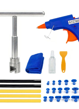 T-bar Puller Car Paintless Dent Repair Tools Auto Body Part Mechanical Sheet Metal Slide Multiple Size Suction Cup Puller Kit