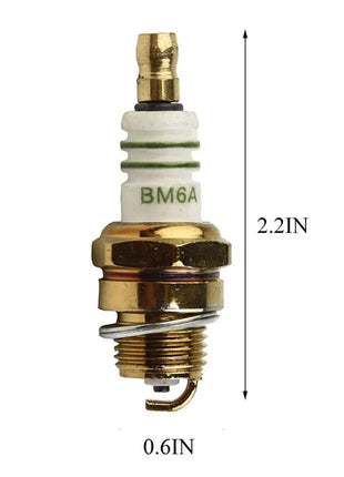 1pc BM6A Spark Plug Glow Plug Small Engine Spark Plug For Chainsaw Lawn Mower Strimmer M7/L7T/CJ8/1560
