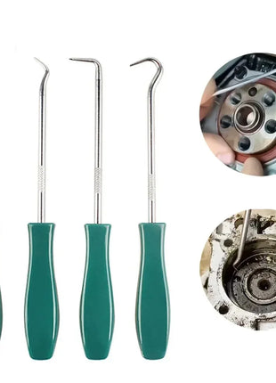Hot Sale 4Pcs 135mm Car Auto Vehicle Oil Seal Screwdrivers Set O-Ring Seal Gasket Puller Remover Pick Hooks Repair Tools for car