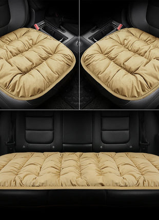 Car Seat Cushion Seat Cover General Front Rear Full Set Down Feather Breathable Protector Mat Pad Auto Accessories for Most Cars