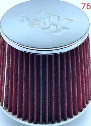 2.5 3 3.5 4 Inch Car Intake Air Filter for K＆N 14084-2 Universal High Flow Cone 102 89 76 70 63.5 60mm KN Tapered Mushroom Head