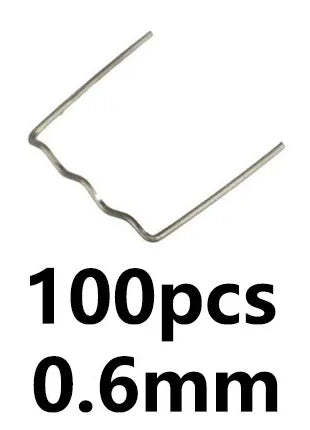100-600Pcs Auto Plastic Repair Welding Nails Car Bumper Repair Welded Stud Precut Wave Nails Machine Welding Hot Stapler