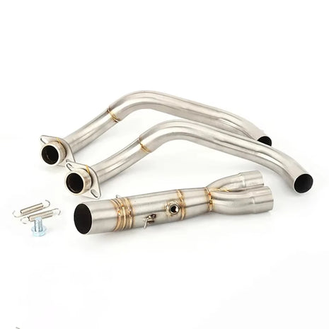 For Yamaha MT-07 FZ-07 MT07 FZ07 XSR700 2014-2023 Motorcycle Exhaust Front Pipe Muffler System Escape