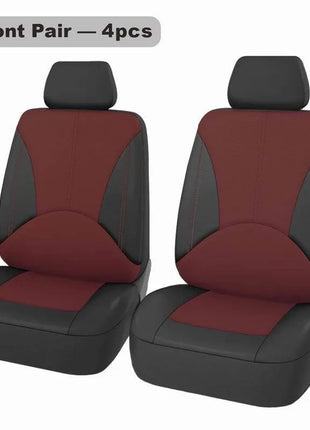 Universal 5-Seats Car Seat Cover Elastic Breathable leather Comfort Fit for most Cars