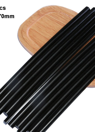 10-30PCS Hot Melt Glue Stick Black 7mm High Adhesive for Paintless Dent Repair Car Hail Removal DIY Plastic Fixing