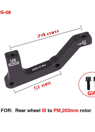 Bike Disc Brake Rotor Mount Adapter MTB Ultralight Bracket IS PM A B to PM A Bicycle Disc Brake Adaptor for 140 160 180 203mm