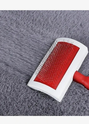 Plush Rabbit Fur Car Seat Cushion Winter Warmth Thick Wool Square Multicolor Cushion for Main Driver or Co-pilot Cover Universal