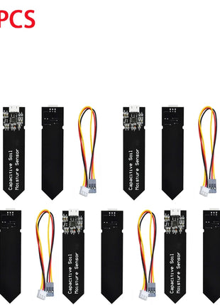 1-10PCS Capacitive Soil Moisture Sensor Module Corrosion Resistant 3.3~5.5V for Arduino Moisture Detection Garden Watering DIY