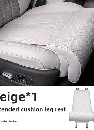 New Car Seat Leg Support Extension Suede Universal Auto Seat Extender Leg Cushion For Driver Memory Foam Seat Padding Mat Cover