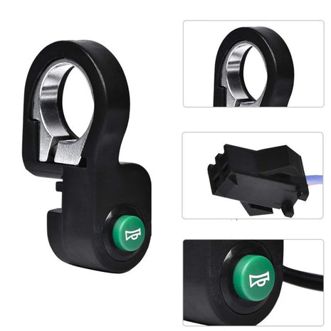 22.5mm Bike Electric Bicycle Horn Switch Button Motorcycle Scooter Bike Plastic Horn Signal Switch Button Universal