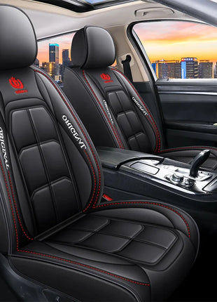 All inclusive seat cover, full leather car seat cushion, Driver's seat cover or passenger seat cover, all season universal pad