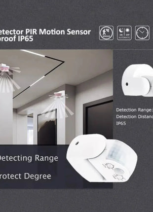 Dual probe induction PIRS24 LED Motion Sensor Light Switch Body Infrared Motion Detector Controller for LED Light