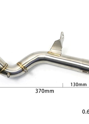F750GS F850GS Motorcycle Exhaust Muffler Middle Link Pipe Connect Slip On Connector For BMW F750 F850 F 750 850 GS ADV 2020 2019