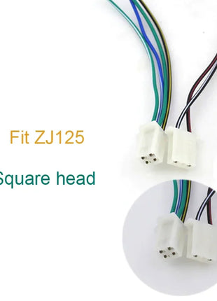 Motorcycle Ignition Coil CDI Electric Cable Wire Harness Plug Head for GY6 50cc 125cc 150 ZJ125 Scooter ATV Moped Parts