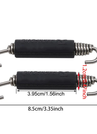 2PCS Exhaust Pipe Spring Hook Motorcycle Stainless Steel Spring Hooks For Akrapovics SC Project AR Exhaust Pipe