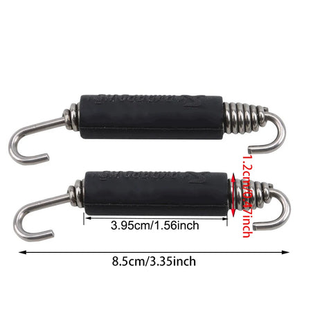 2PCS Exhaust Pipe Spring Hook Motorcycle Stainless Steel Spring Hooks For Akrapovics SC Project AR Exhaust Pipe