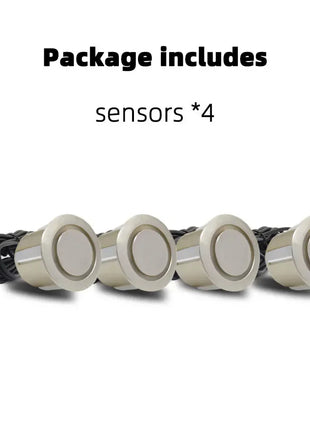 4PCS 22mm Ultrasonic Parking Sensors Reverse Backup Radar System Choose From Red, Black, White, Silver, Gray, Gold, and More!