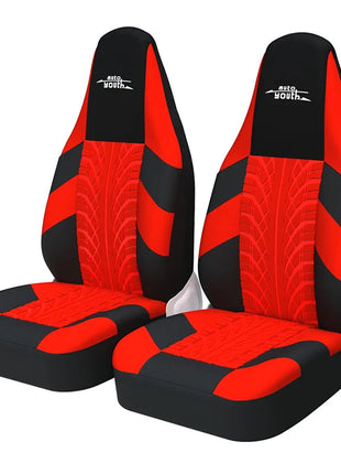2pcs Front High Bucket Car Seat Covers Universal for Most Cars Sport Seat Protector for Peugeot 107 for 1983 Camaro for Twingo 3