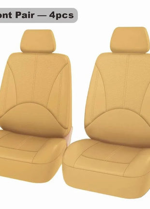 Universal 5-Seats Car Seat Cover Elastic Breathable leather Comfort Fit for most Cars