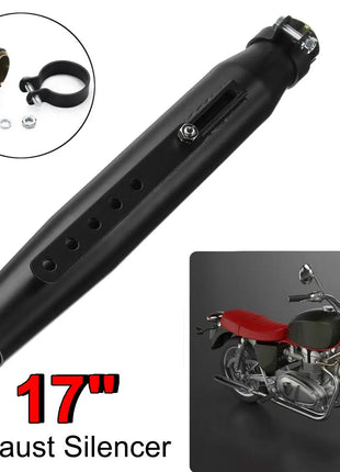 Universal Motorcycle Exhaust Muffler Retro Vintage Classic Electroplating Escap Moto for cg125 sr400 cb500 vt500 CM300 500 Cafe