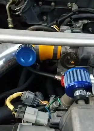 Universal 12mm Car Air Filter Vent Crankcase Breather Filter Valve Stem Covers Mini Air Breather Cold Air Intake