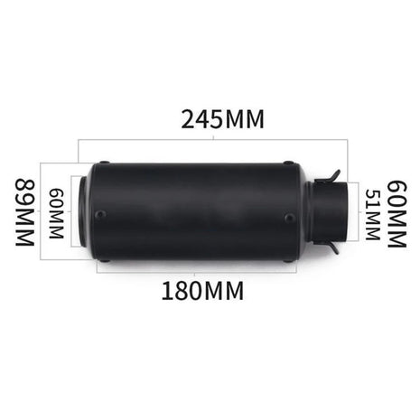 motorcycle exhaust inox muffler carbon fiber exhaust Universal 51/60mm with DB Killer for z900 R3 R25 MT07 MT09 R1 Z400 Z650