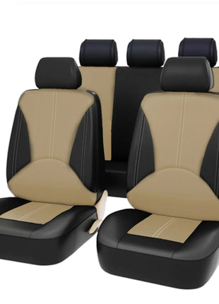 Universal 5-Seats Car Seat Cover Elastic Breathable leather Comfort Fit for most Cars