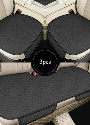 Breathable Ice Silk Car Seat Cushion Non-slip and Wear-resistant Solid Color Ice Silk Car Seat Cover, Universal Fit Most Cars