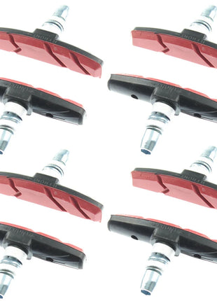 Bike Brake Blocks Rubber Cycling Part Tools MTB Mountain Road Bicycle Lightweight V-brake Shoes Pads Bicycle Accessories