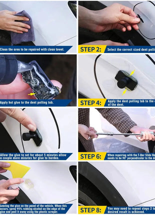 Super PDR Car Dent Repair Tools Dent Removal kits Paintless Dent Repair Auto Body Dent Puller Kit for Car