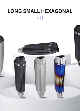Universal 470mm Motorcycle Exhaust Pipe Muffler Silencer Escape Moto DB Killer For YAMAHA SUZUKI KAWASAKI HONDA