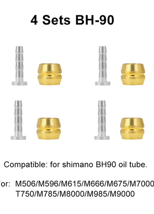 Mountain Bike oil needle Brake olive head For SHIMANO DEORE BH90 BH59 SRAM MAGURA oil brake hose Connecting Insert