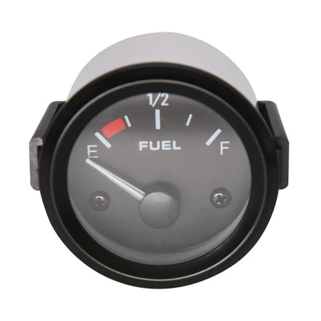 Universal 2 inch 52mm Fuel Level Gauge Auto Car Meter Fuel Float Sensor 240-33 ohm White LED Light Pointer Fuel Gauges Petrol 12V