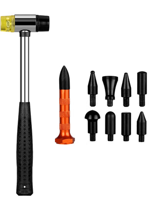 Super PDR Car Dent Hammer Repair Dings Paintless Dent Repair Tap Down Pen Hail Dent Removal Tool Kit Car Body Flattening Pen