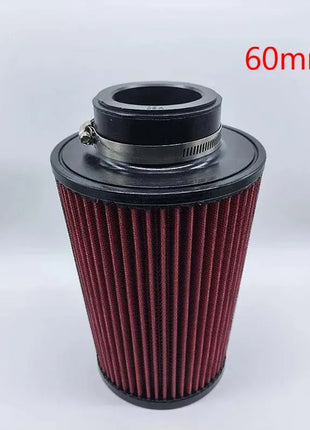 2.5 3 3.5 4 Inch Car Intake Air Filter for K＆N 14084-2 Universal High Flow Cone 102 89 76 70 63.5 60mm KN Tapered Mushroom Head