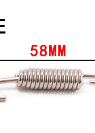 2pcs 43mm-92mm Motorcycle Exhaust Spring Hooks Stainless Steel Exhaust Front Middle Link Pipe Rotatable Muffler  Springs