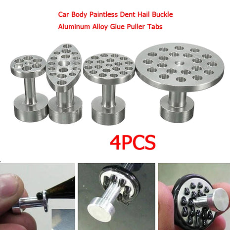 Car Body Paintless Dent Hail Buckle Aluminum Alloy Glue Puller Tabs Remover Automobile Repair Set Paint Dent Repair Tool