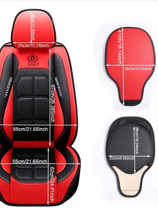 All inclusive seat cover, full leather car seat cushion, Driver's seat cover or passenger seat cover, all season universal pad
