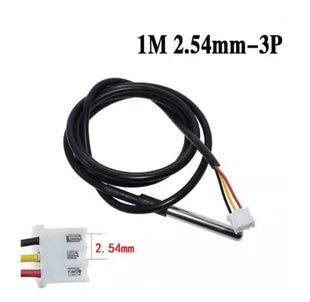 1-10pcs DS18B20 Stainless Steel Waterproof DS18b20 1m 3m 5m Thread Temperature Probe Temperature Sensor 18B20 Cable For Arduino