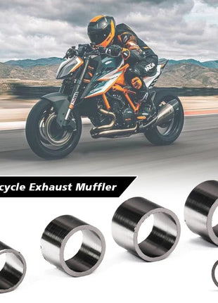 Motorcycle Muffler Exhaust Pipe Gasket Seal Ring 30-62mm Inner Dia Silencer Connector Motos Dirt Pit Bike O-Ring Modification
