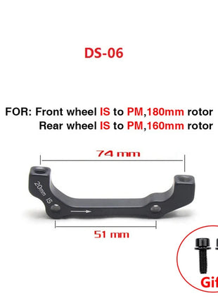 Bike Disc Brake Rotor Mount Adapter MTB Ultralight Bracket IS PM A B to PM A Bicycle Disc Brake Adaptor for 140 160 180 203mm