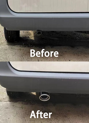 Exhaust Pipe Tip Car Auto Muffler Steel Stainless Trim Tail Tube Auto Replacement Parts Exhaust Systems Mufflers Vehicle