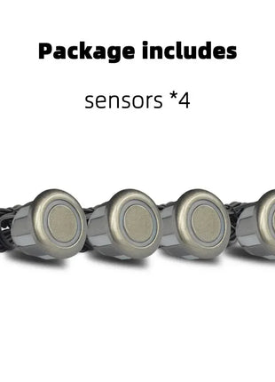 4PCS 22mm Ultrasonic Parking Sensors Reverse Backup Radar System Choose From Red, Black, White, Silver, Gray, Gold, and More!