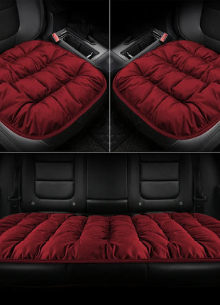 Car Seat Cushion Seat Cover General Front Rear Full Set Down Feather Breathable Protector Mat Pad Auto Accessories for Most Cars