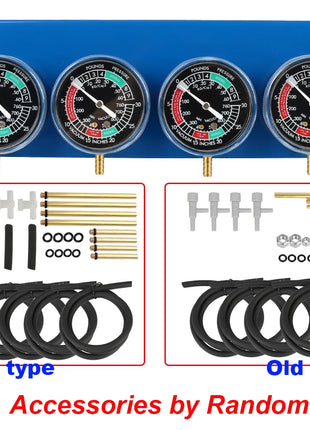 Motorcycle Tester For 2/4 Cylinder Carburetor Carb Synchronizer Kit Ignition Balancer Test Gauges Set Motorbike Diagnostic Tools